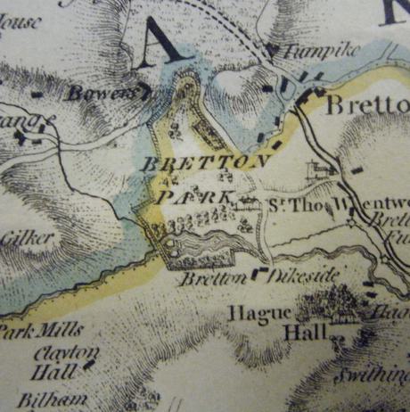 Map of West Bretton 1771