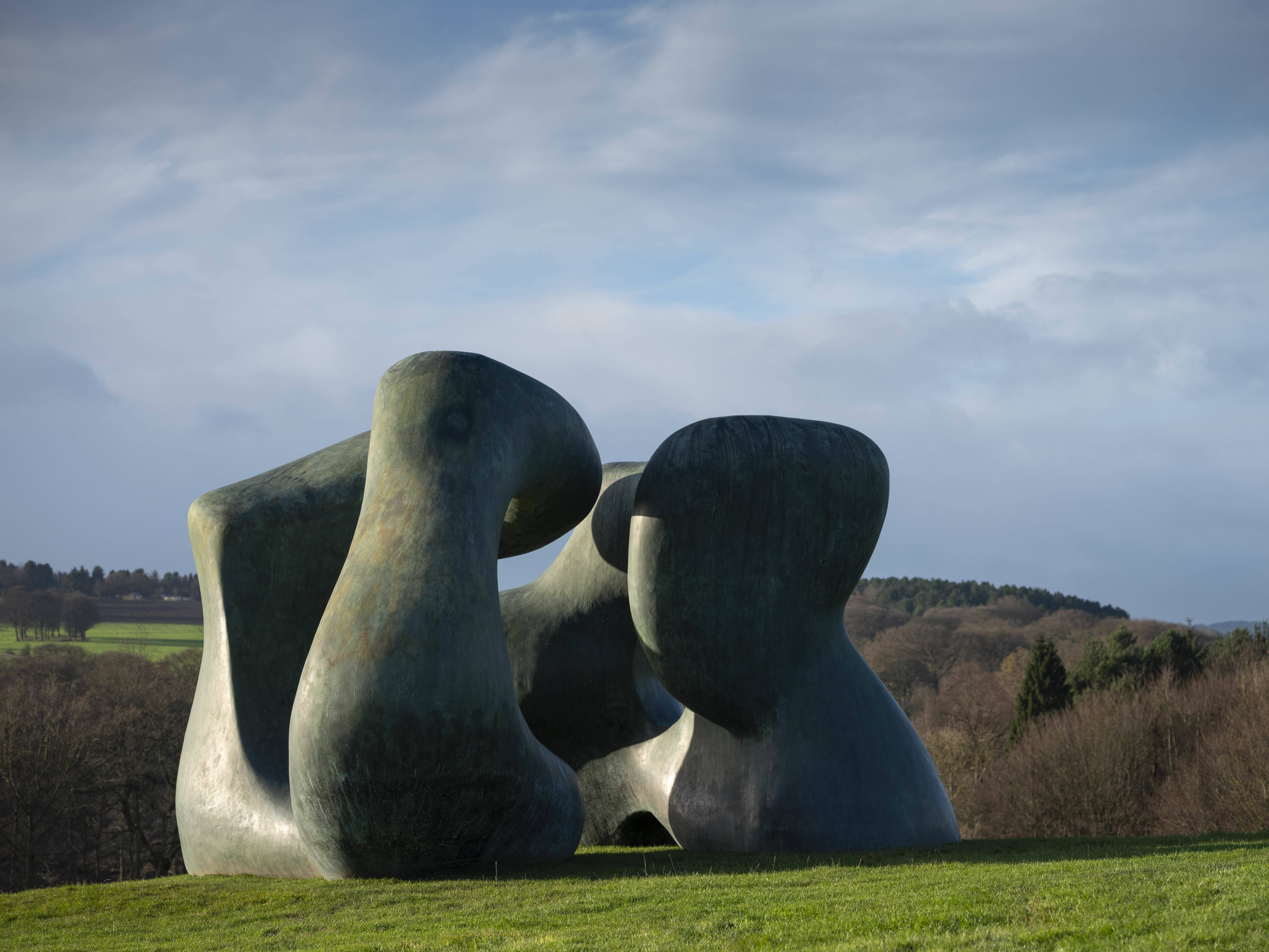 Jonty Wilde Moore Large Two Forms at Yorkshire Sculpture Park