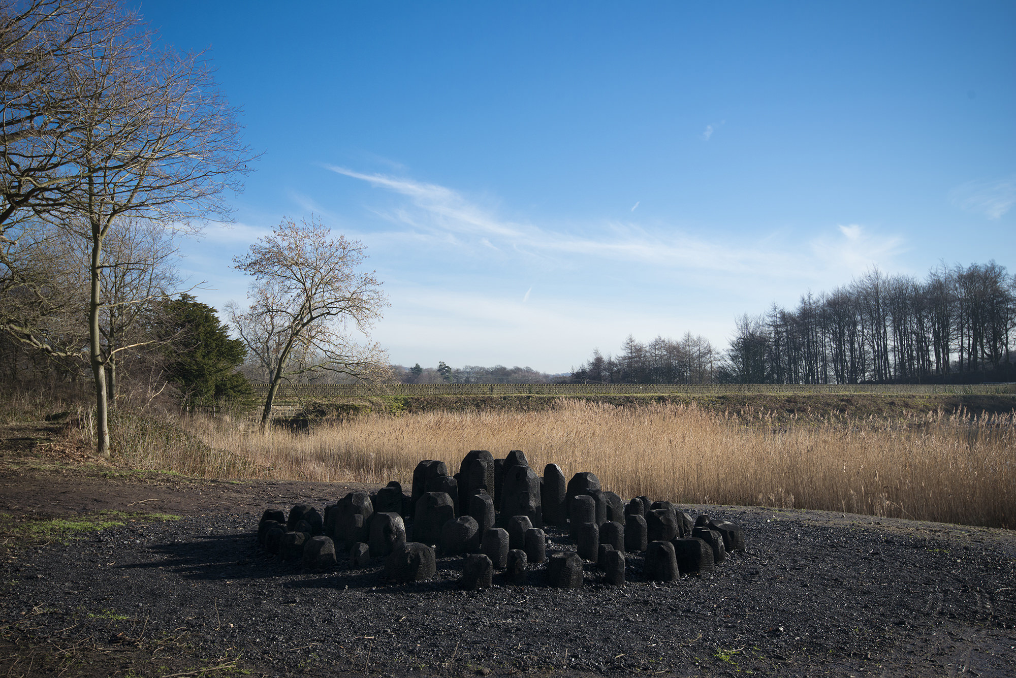 David Nash Black Mound 2013 at Yorkshire Sculpture Park