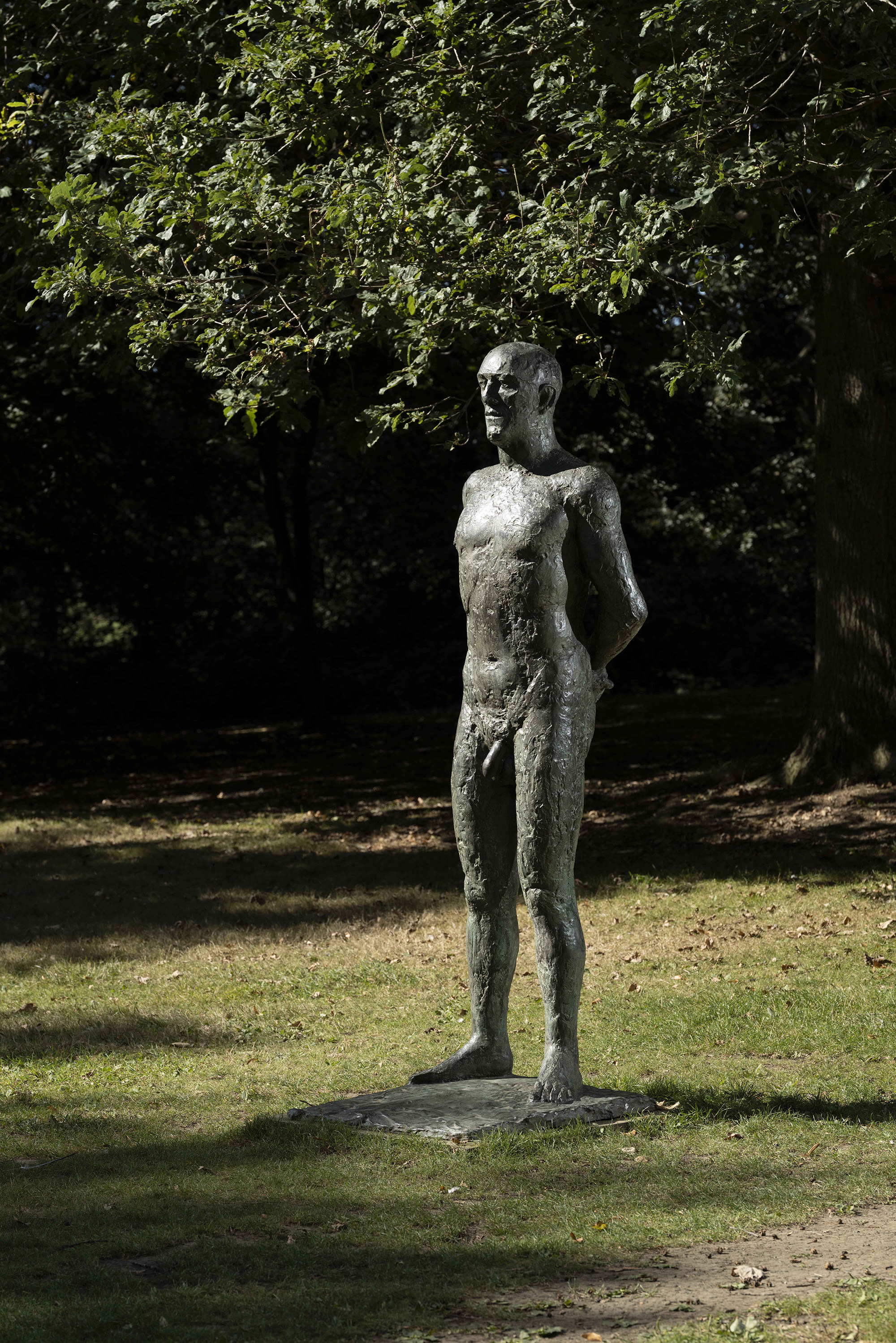 Elisabeth Frink Standing Man 1984 at Yorkshire Sculpture Park