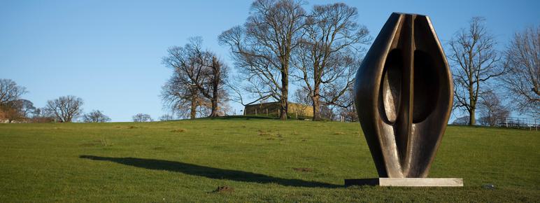 Henry Moore Large Totem Head at Yorkshire Sculpture Park