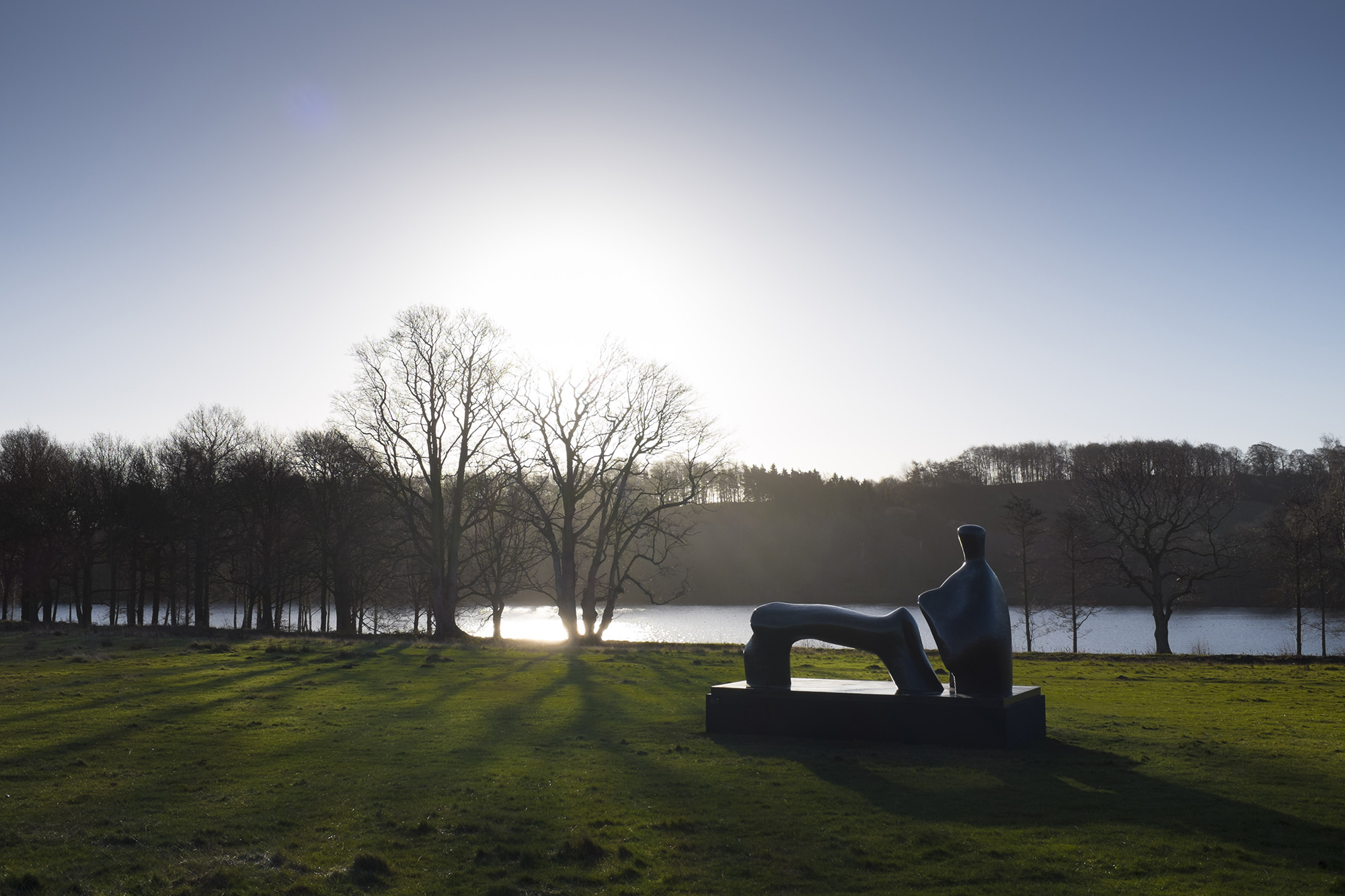 Henry Moore Reclining Figure Arch Leg 1969 at Yorkshire Sculpture Park