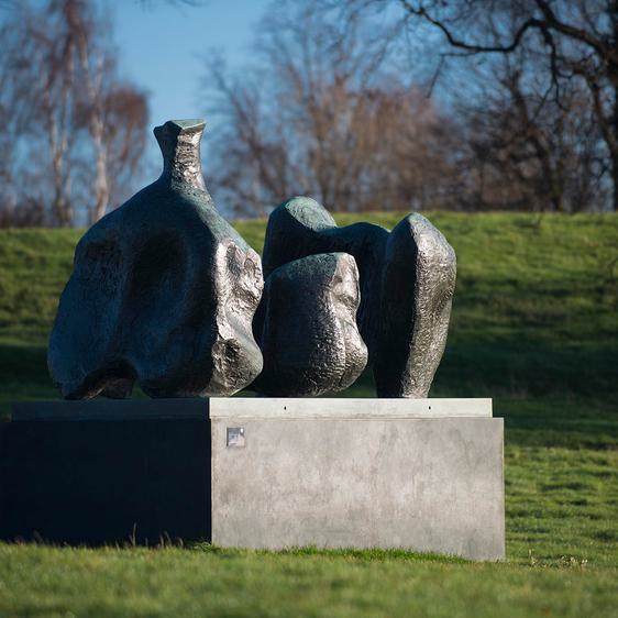 Henry Moore Three Piece Reclining Figure No 1 1961 at Yorkshire Sculpture Park