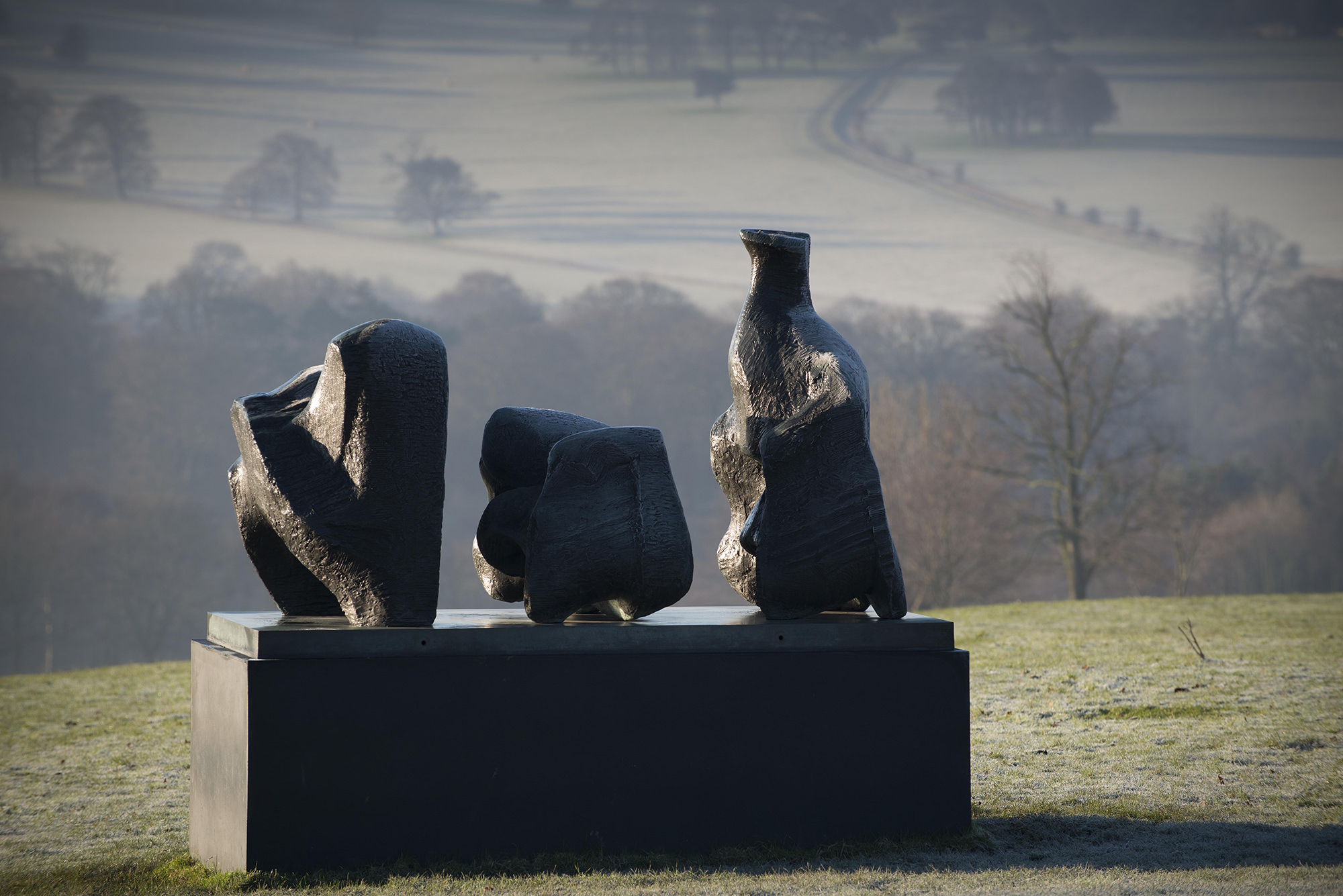 Henry Moore Three Piece Reclining Figure No 1 1961  at Yorkshire Sculpture Park
