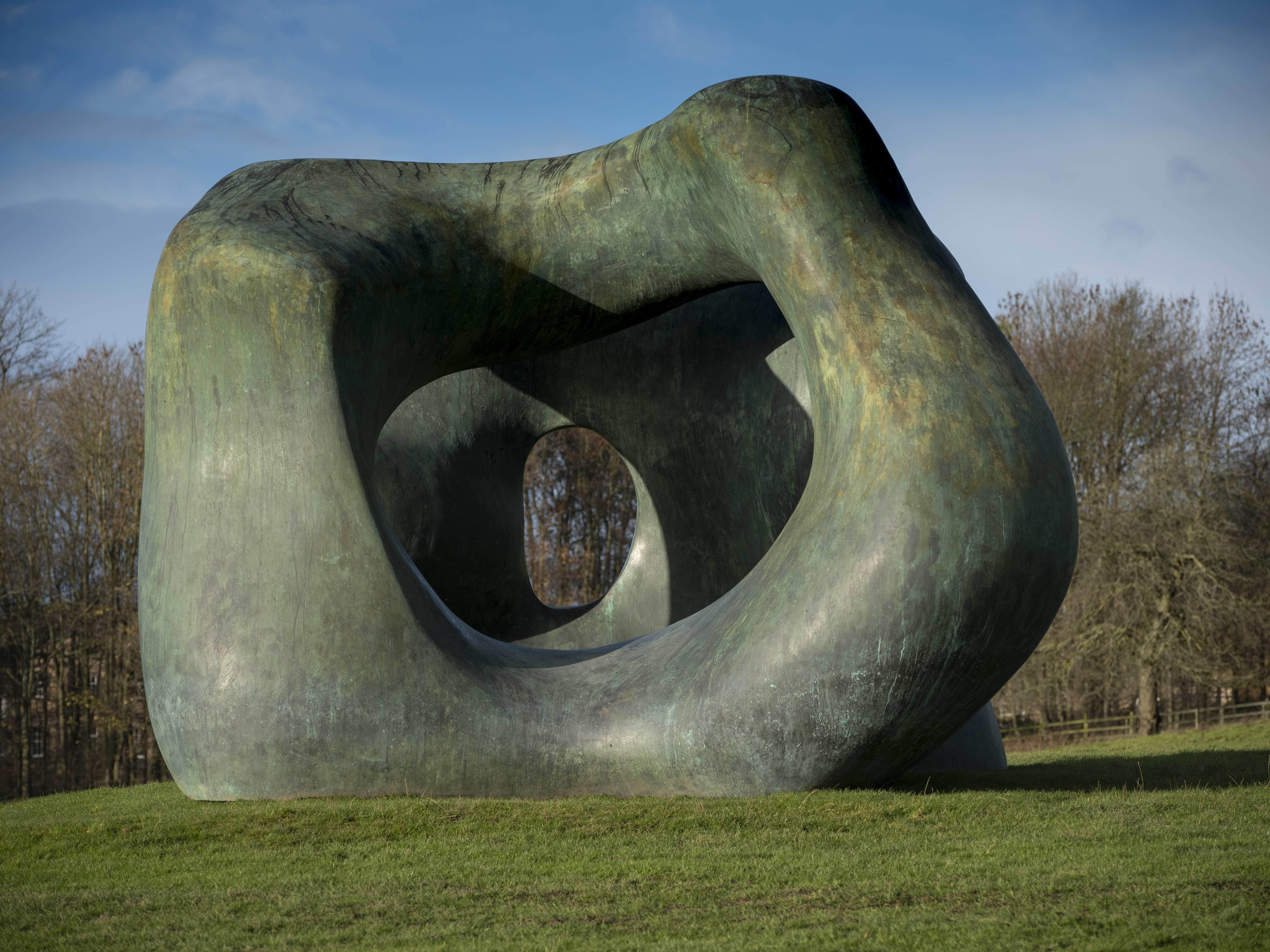 Jonty Wilde Moore Large Two Forms at Yorkshire Sculpture Park