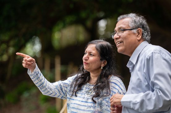 A south asian couple