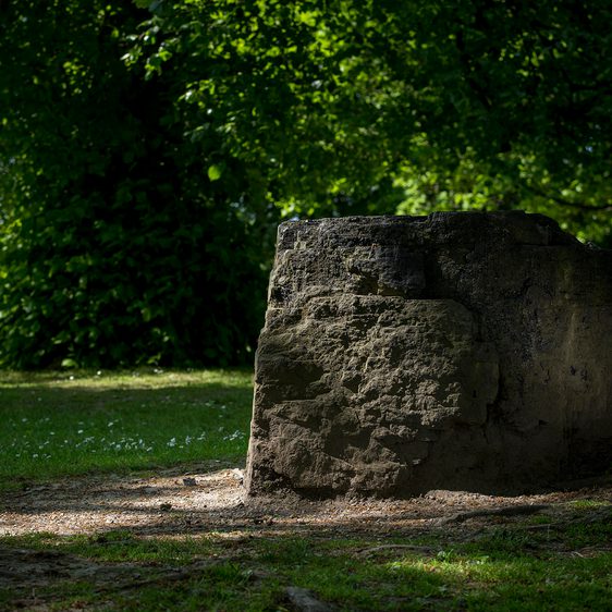 David Nash Barnsley Lump 1982 at Yorkshire Sculpture Park
