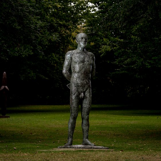 Elisabeth Frink Standing Man 1984 at Yorkshire Sculpture Park