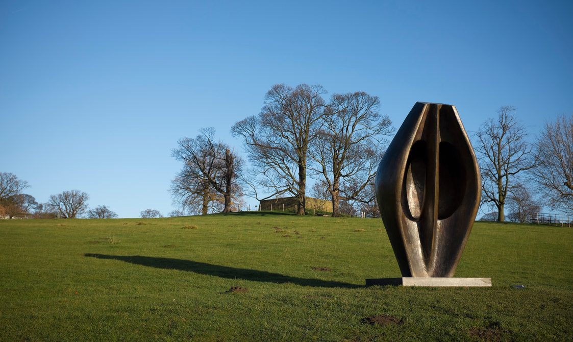 Henry Moore Large Totem Head at Yorkshire Sculpture Park