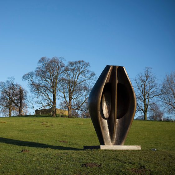 Henry Moore Large Totem Head at Yorkshire Sculpture Park