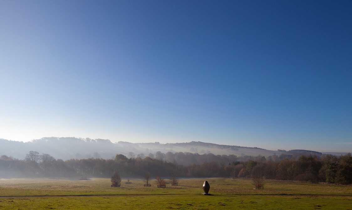 Henry Moore Large Totem Head at Yorkshire Sculpture Park