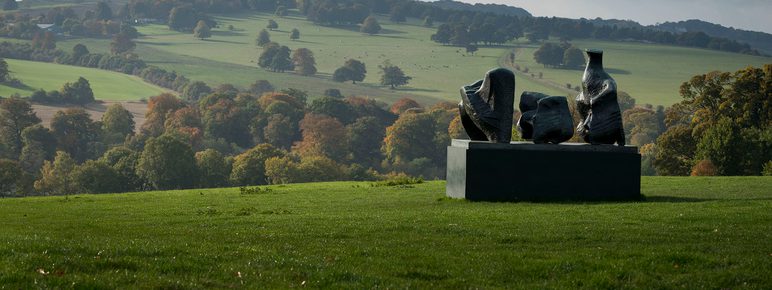 Henry Moore Three Piece Reclining Figure No 1 1961 at Yorkshire Sculpture Park