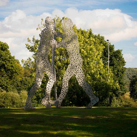 Jonathan Borofsky Molecule Man 1977-78 at Yorkshire Sculpture Park