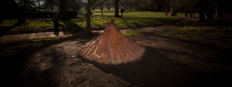 Kenny Hunter Bonfire 2009 at Yorkshire Sculpture Park