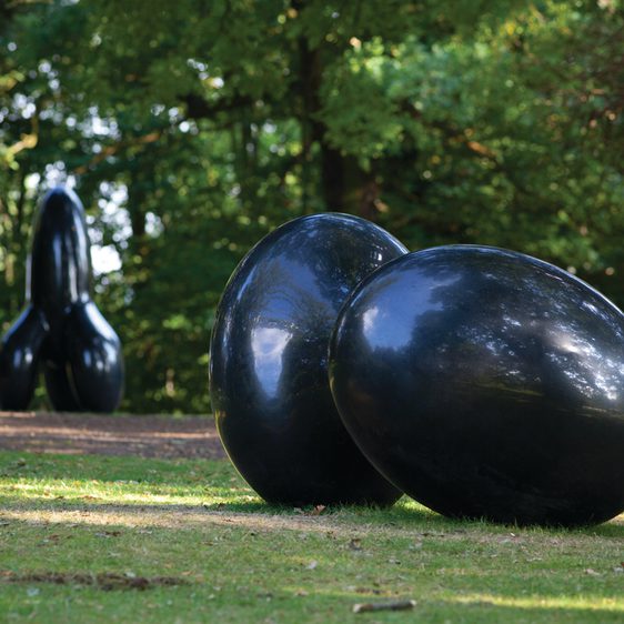 Masayuki Koorida Growth 2009 and Form Twist 2009 Courtesy the artist at Yorkshire Sculpture Park