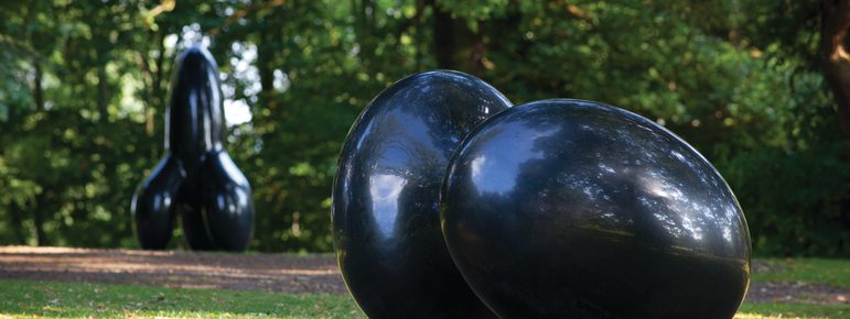 Masayuki Koorida Growth 2009 and Form Twist 2009 Courtesy the artist at Yorkshire Sculpture Park