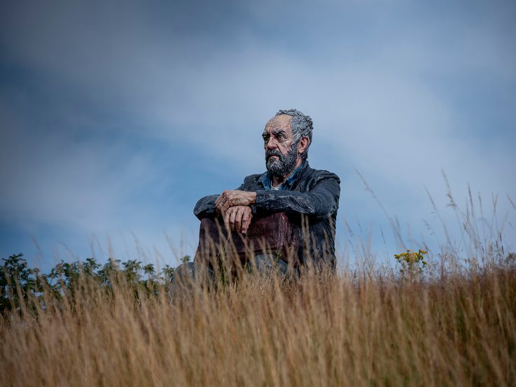 Sean Henry Seated Figure 2016 Courtesy of the artist The David Ross Foundation and YSP at Yorkshire Sculpture Park