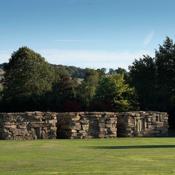 Sean Scully, Wall Dale Cubed, 2018 Courtesy the artist and YSP at Yorkshire Sculpture Park