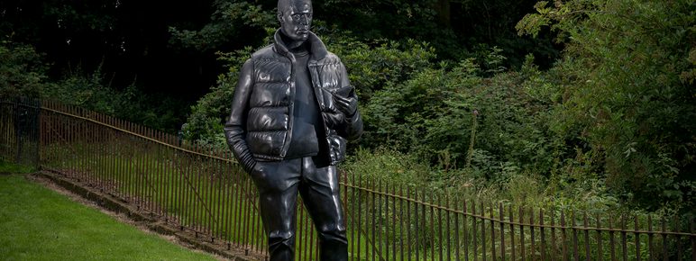 Thomas J Price, Network, 2013. Private Collection. Courtesy Hales Gallery at Yorkshire Sculpture Park