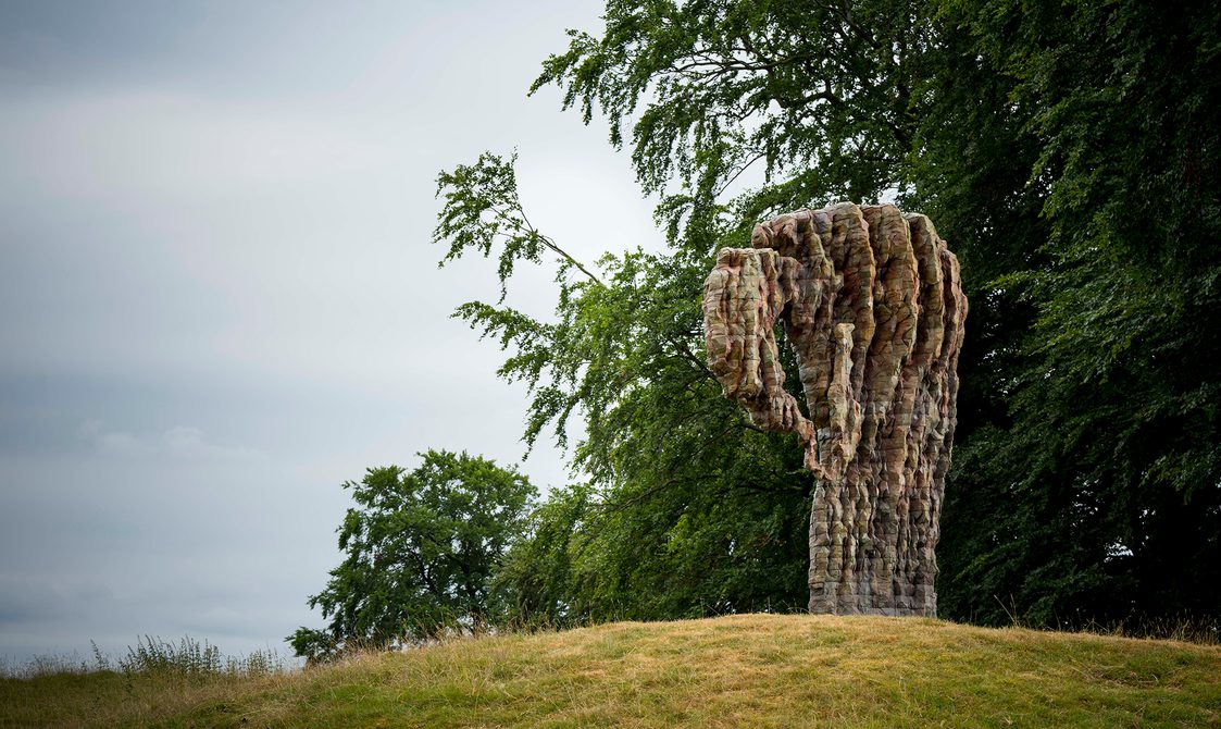 Ursula von Rydingsvard Heart in Hand, 2014, Courtesy the artist, Galerie Lelong New York and YSP at Yorkshire Sculpture Park