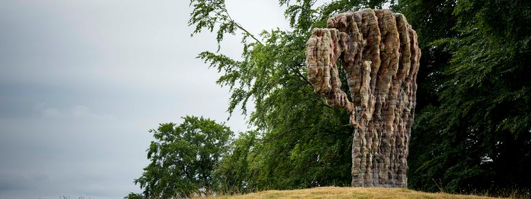 Ursula von Rydingsvard Heart in Hand, 2014, Courtesy the artist, Galerie Lelong New York and YSP at Yorkshire Sculpture Park