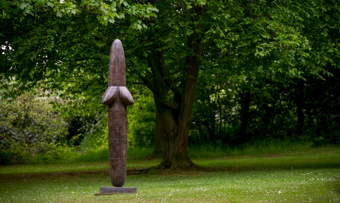 William Turnbull Large Idol 1985 Courtesy the artists estate and YSP at Yorkshire Sculpture Park