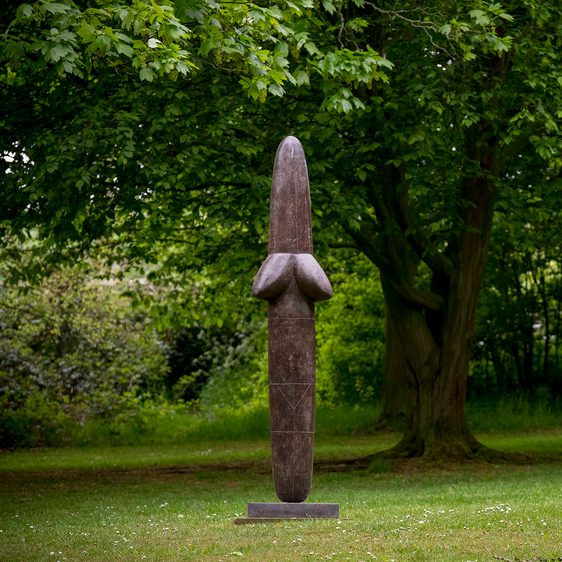 William Turnbull Large Idol 1985 Courtesy the artists estate and YSP at Yorkshire Sculpture Park