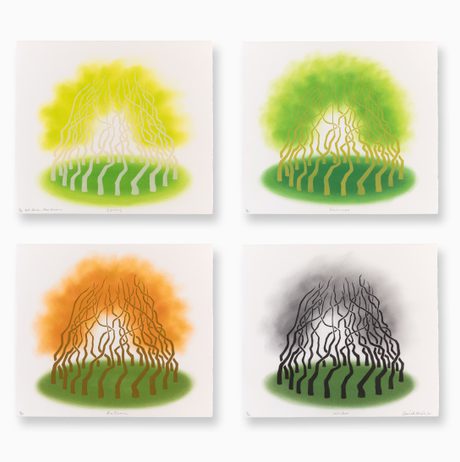 YSP David Nash, Ash Dome - Four Seasons, 2021