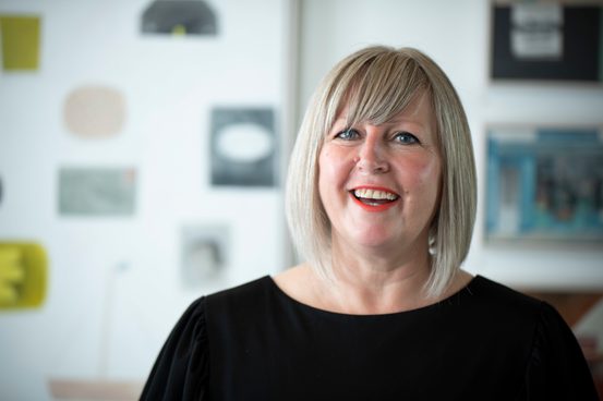 Artist Janine Burrows.