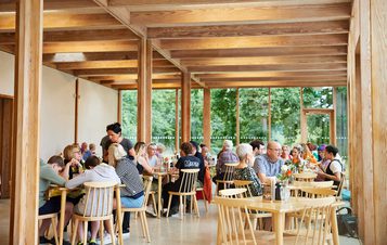 People eating in a restaurant